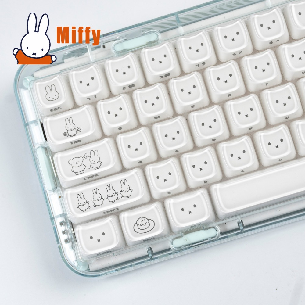 かわいいミッフィーキーキャップかわいいウサギのキーキャップメ - Gaming Keyboard Nearby のレビューと価格