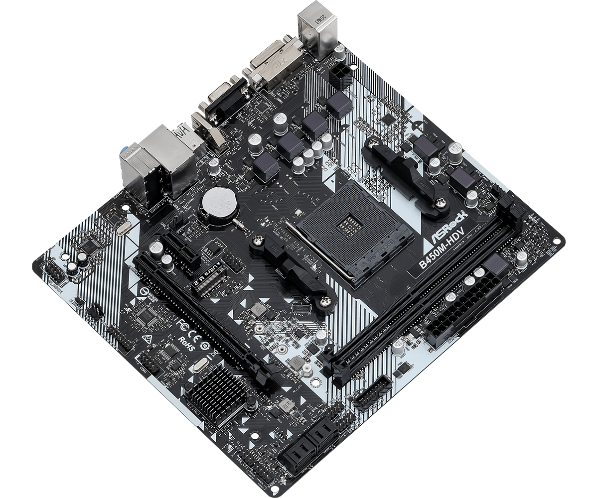 AMD B450 ASROCK B450M-HDV R4.0 - Amd Cpu Ryzen 7 のレビューと価格