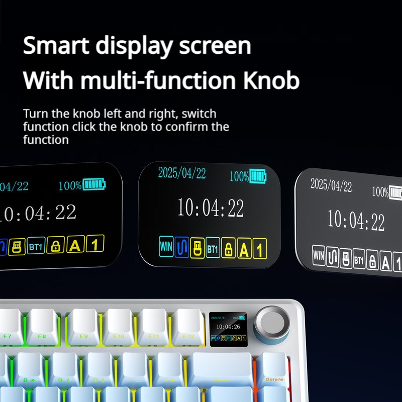 AULA F75 MAX 75% トリモード メカニカルキー - Gaming Keyboard Hot Swappable のレビューと価格